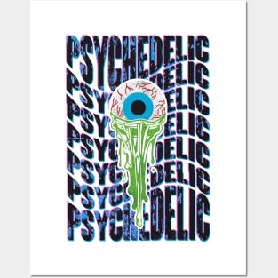 Psychedelic Typo Posters and Art